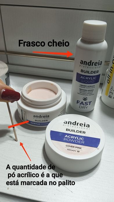 Acessórios p unha/acrílico/brocas/removerdor