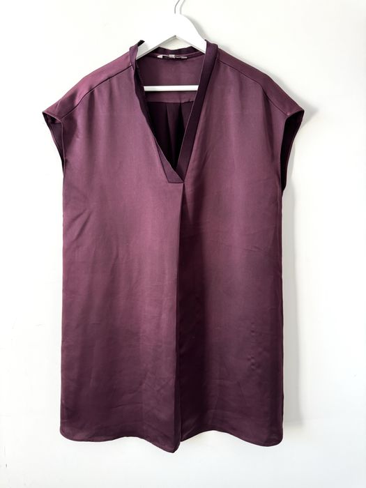 Next prosta satynowa sukienka