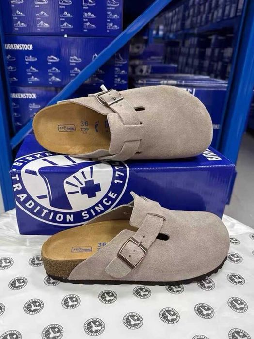 Birkenstock Boston beżowe r.37