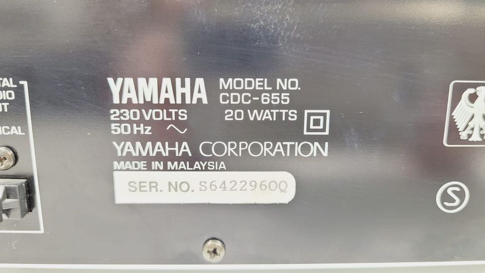 Yamaha CDC 655 Zmieniarka cd 5 płyt optyczne
