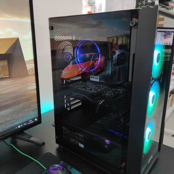 Игровой Компютер ПК Intel i7, RX 470 4GB, 16GB DDR3 new, SSD 512G NVMe