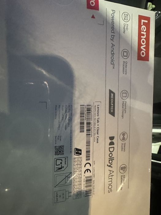 Novo Tablet Lenovo octa-core, full hd, 128G + capa transparente