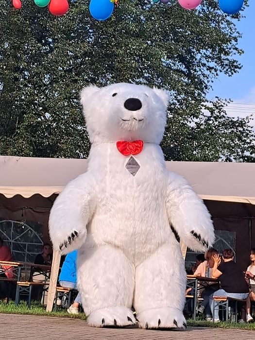 Biały Miś Panda Stitch