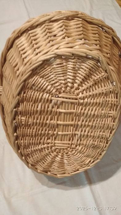 Kosz wiklinowy plecionka