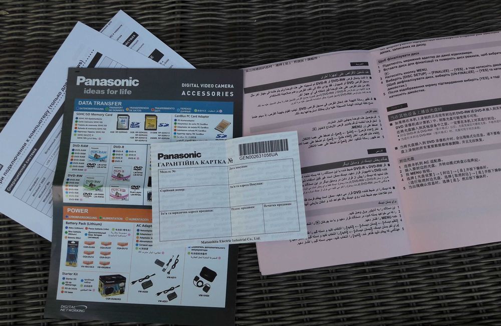 Відеокамера Panasonic нова