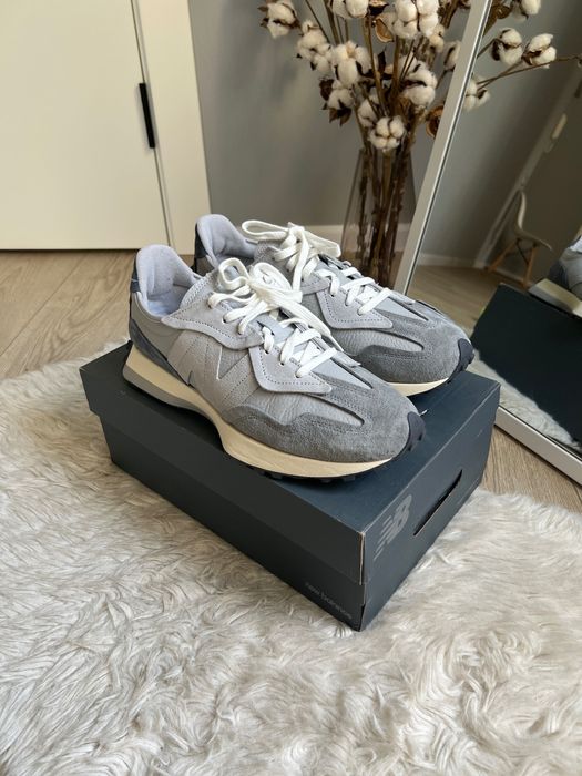 Кросівки New Balance 327 сірі premium