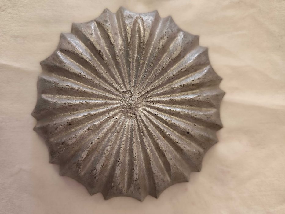 Антикварна тарілка попільничка мідна