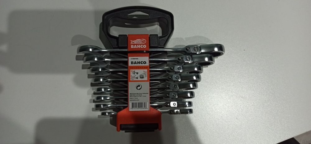 Bahco komplet kluczy płasko grzechotkowych przegubowych