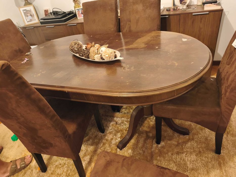 Mesa jantar extensível