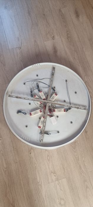 Kryształowy Żyrandol Plafon Glamour DUŻY 78 cm do Salonu