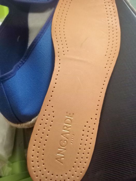 Продам нові чоловічі єспадрильї р.44, маломірні, довжина устілки 28см