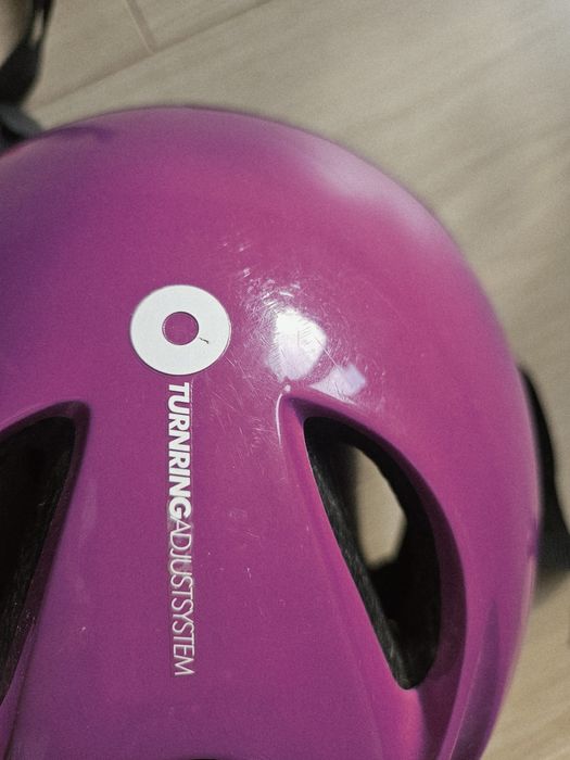 Kask rowerowy dziecięcy BTWIN KID, Decathlon, 52-56 cm