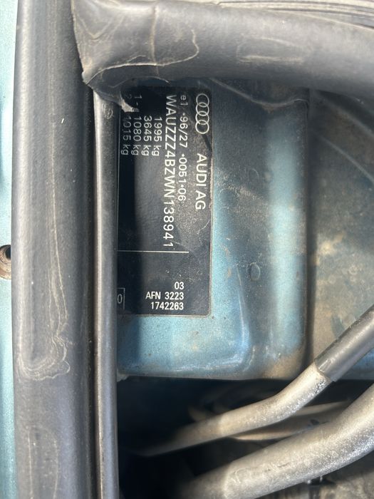 Silnik 1,9 TDI, 110KM, AFN, Audi,VW