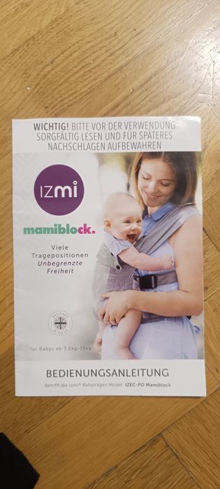 Nosidło ergonomiczne izmi