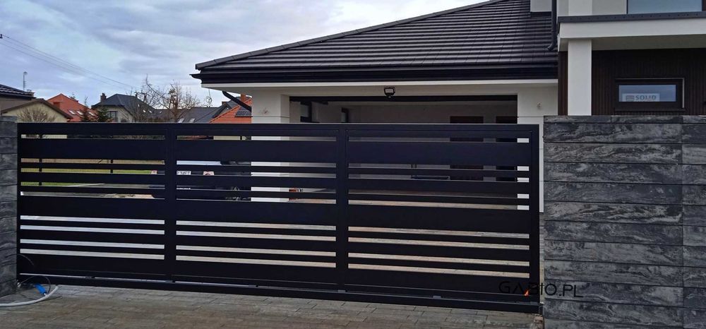 Brama przesuwna palisadowa wys. 1,5/5m plus inne wys. i dług.