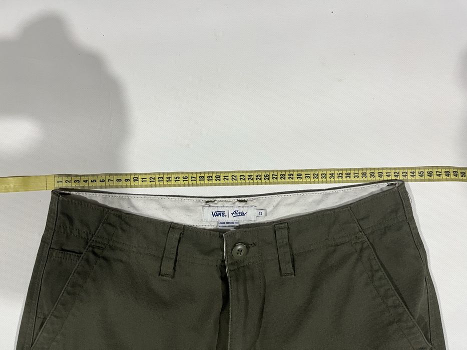 Хакі vans x alva cargo pants широкі карго штани ванс алва size m 32х32