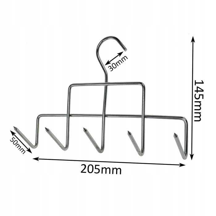 Hak Wędzarniczy Super Smoke do boczku i słoniny 4mm Premium 14cm