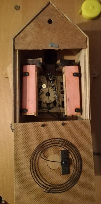 Zegar z kukułką PRL kolekcjonerski Made in ZSRR