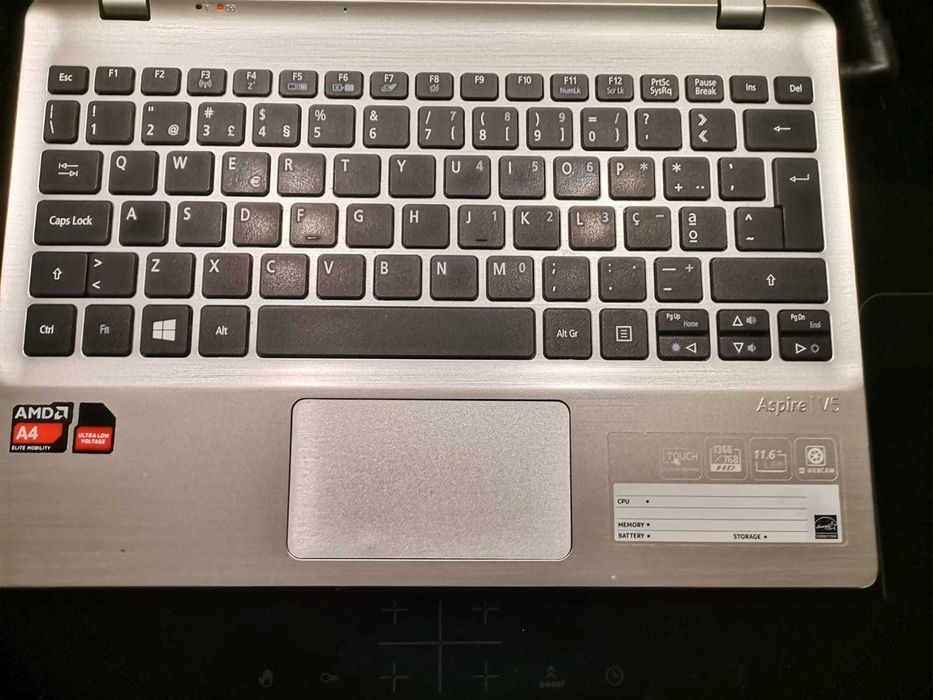 Computador Acer com touch screen