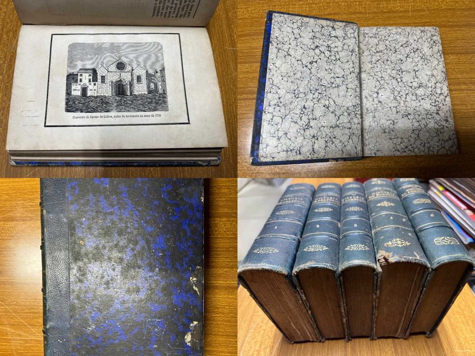 História de Portugal  - Pinheiro Chagas – Volumes 2, 3, 4 e 6