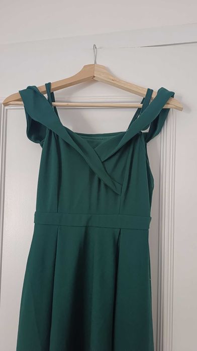 Vestido cerimónia com abertura