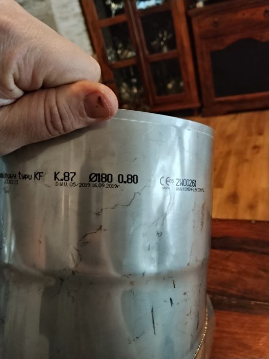 Kolanko nierdzewne fi 180 żaroodporne