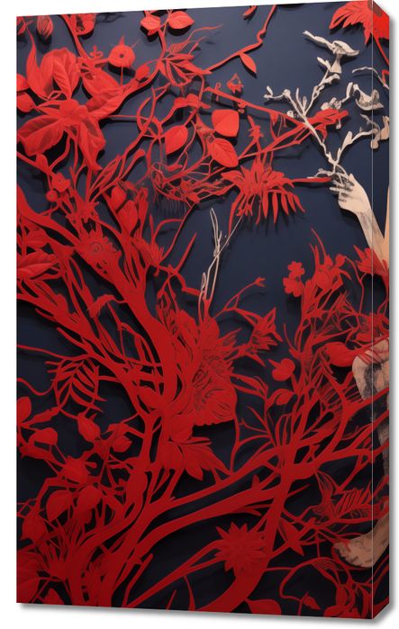 Obraz 60x100cm Sekretny Ogród Kobiety