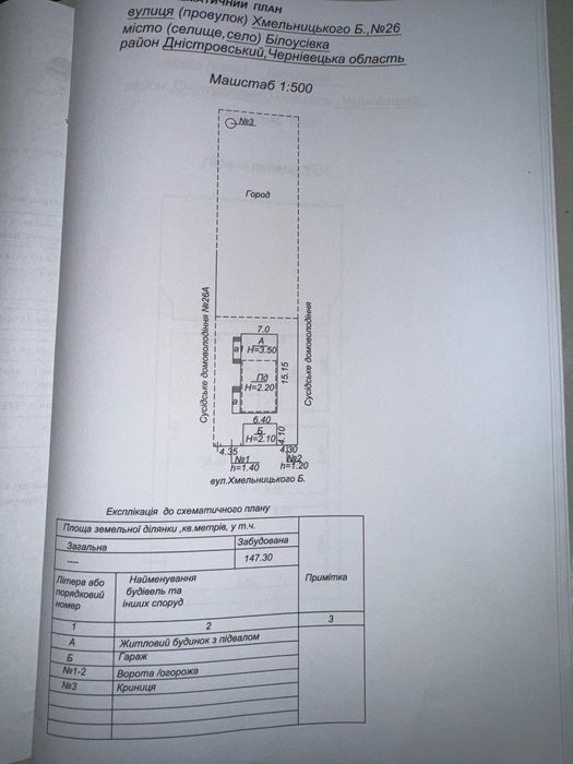 Продам будинок с.Білоусівка, ЦЕНТР села,вул.Богдана Хмельницького.