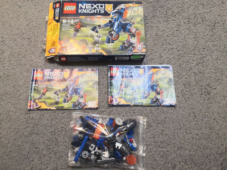 LEGO Nexo Knights 70312, używane, kompletne