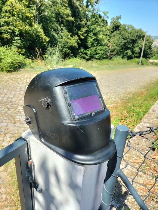 capacete de soldadura