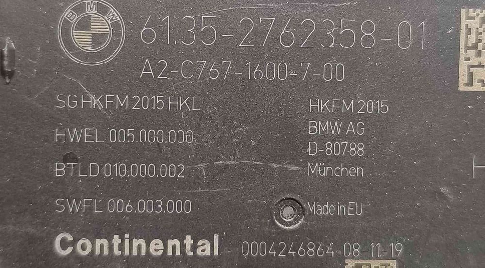 Módulo Eletrónico 6135-2762358-01 - BMW 3 Touring