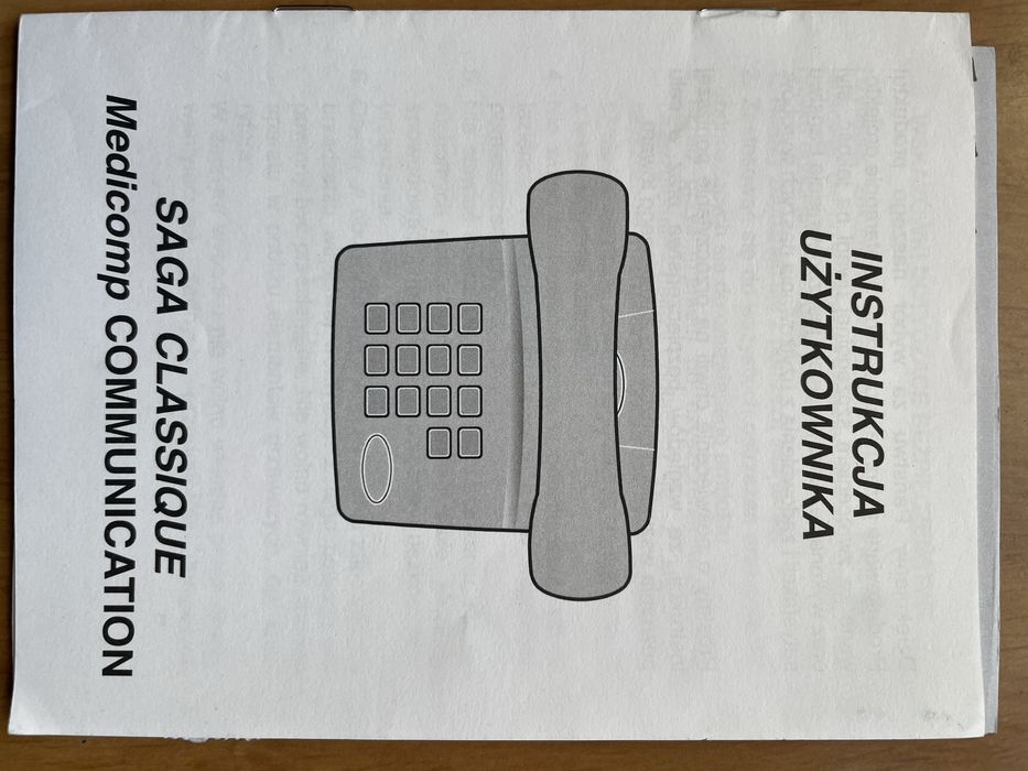 Telefon stacjonarny  Saga .