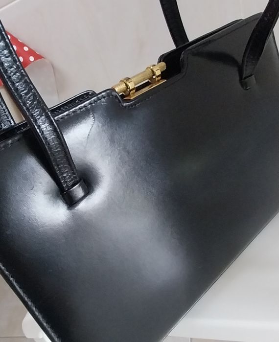 Mala de senhora vintage em couro