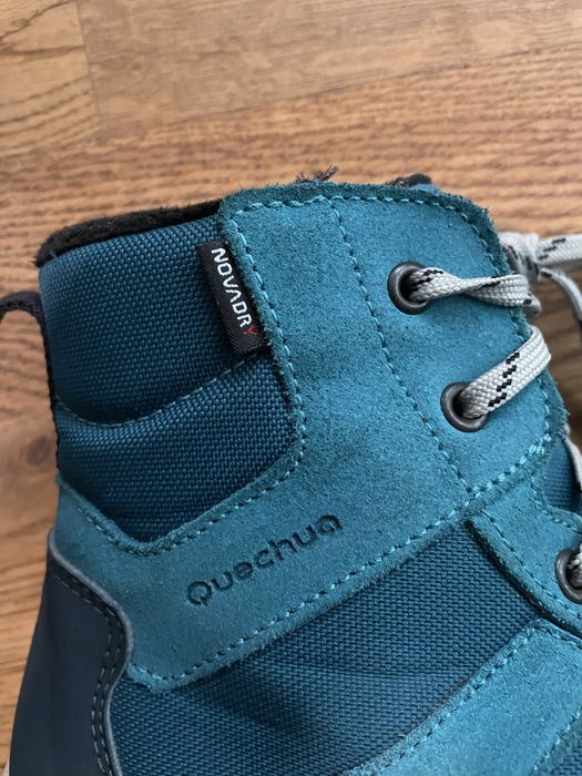 Trapery buty Quechua  decathlon roz 35 zimowe nieprzemakalne