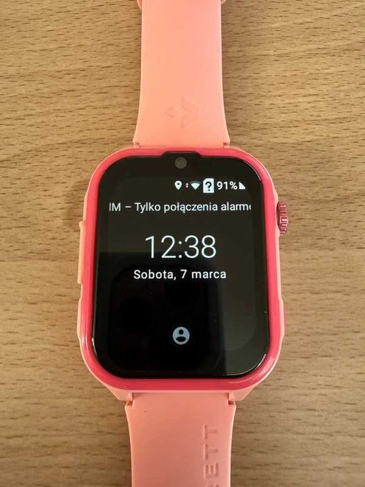Smartwatch Garett Hero Pro 4G różowy – GPS, rozmowy, SOS
