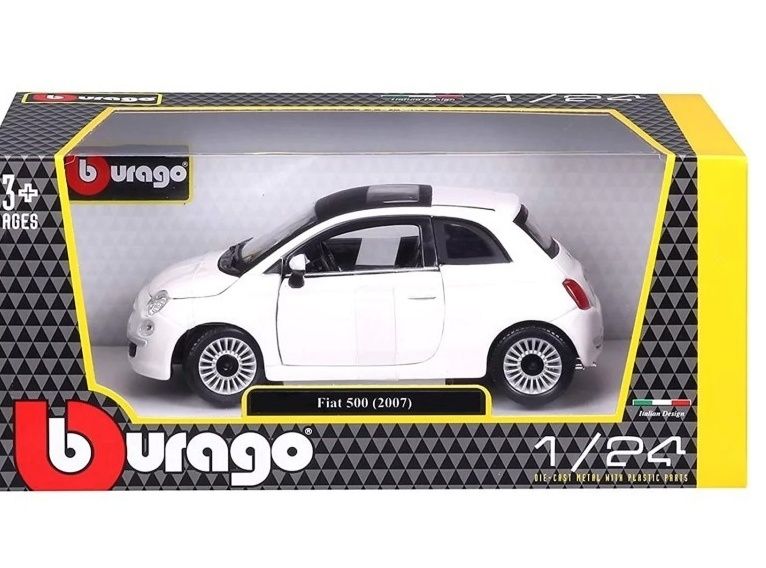 Fiat 500 (2007) Burago 1/24