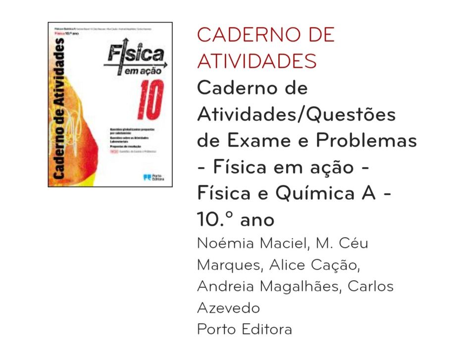Livros Escolares -10º ano Biologia e Geologia/ Física e Química