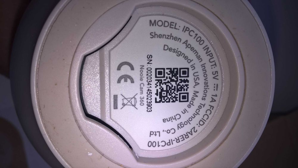 Видео няня Nooie 1080p Wifi Baby Monitor IPC100