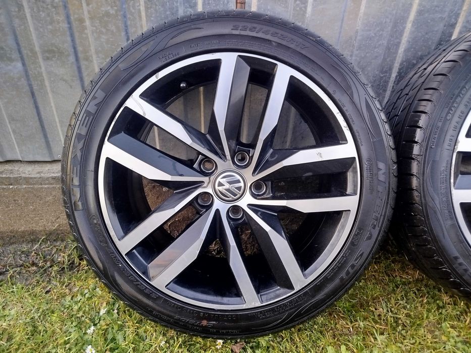 Koła volkswagen golf VII 7 ORYGINAŁ 17" opony 225/45r17 7mm 2024rok