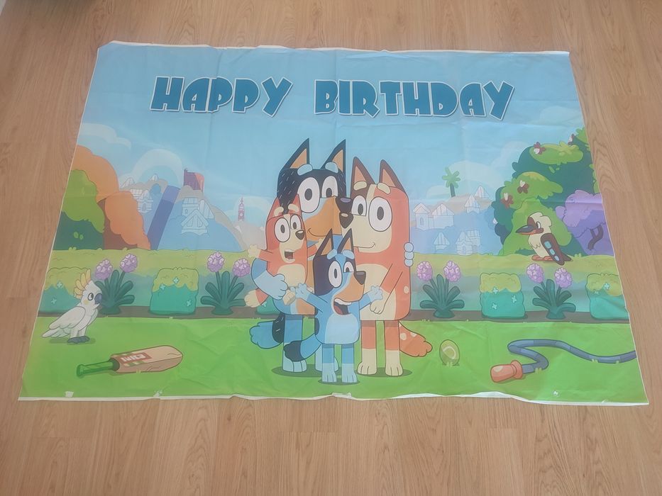 Tela aniversario bluey