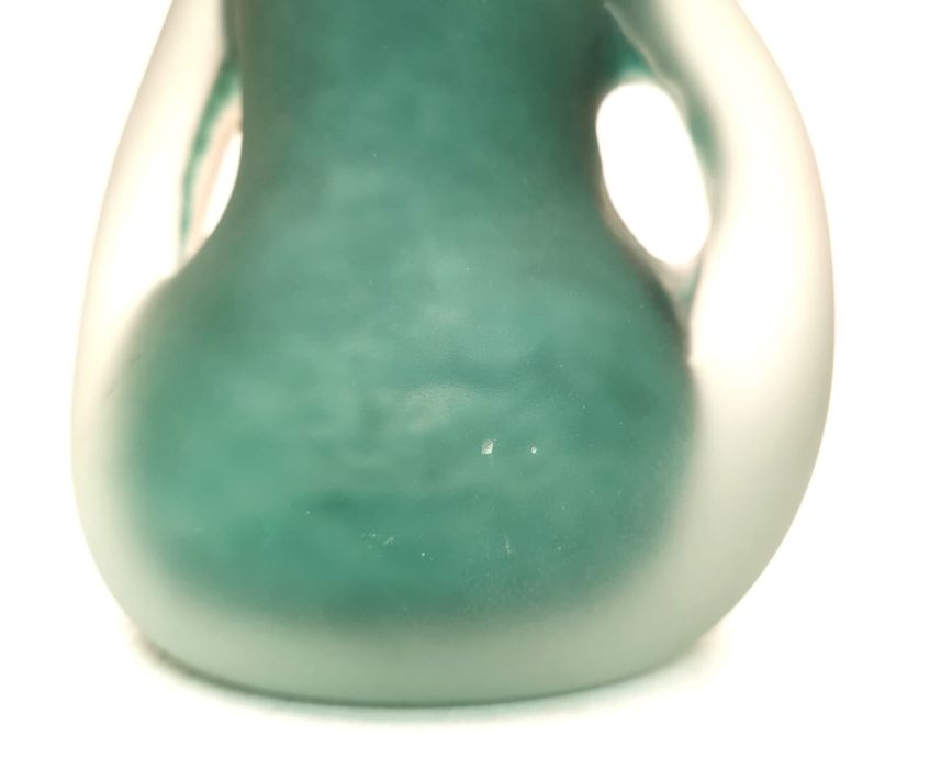 Wazon szkło mrożone vintage