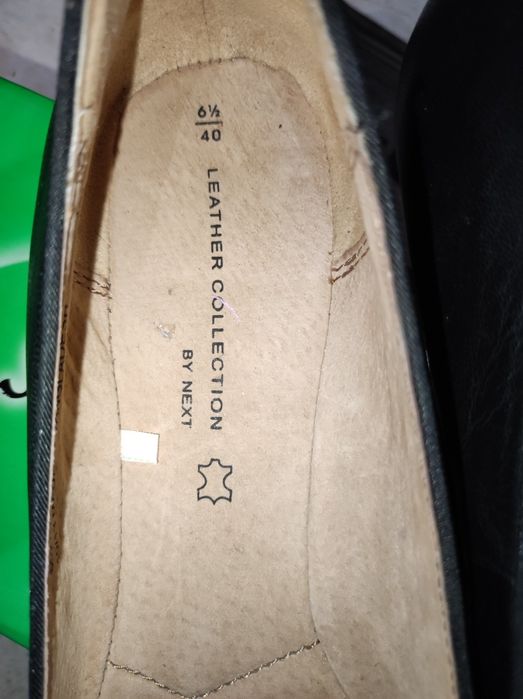 Жіночі балетки кожані