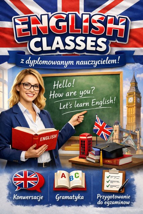 Korepetycje z języka angielskiego z nauczycielem