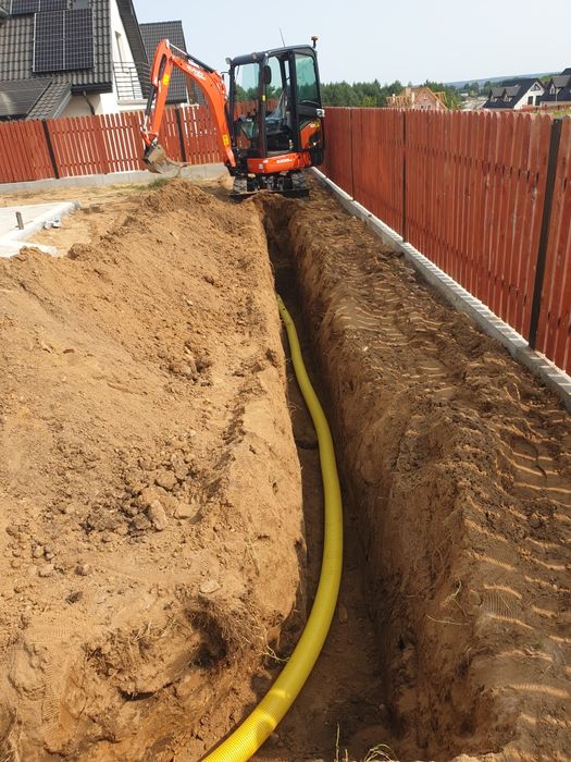 Odwodnienie terenu, drenaże montaż