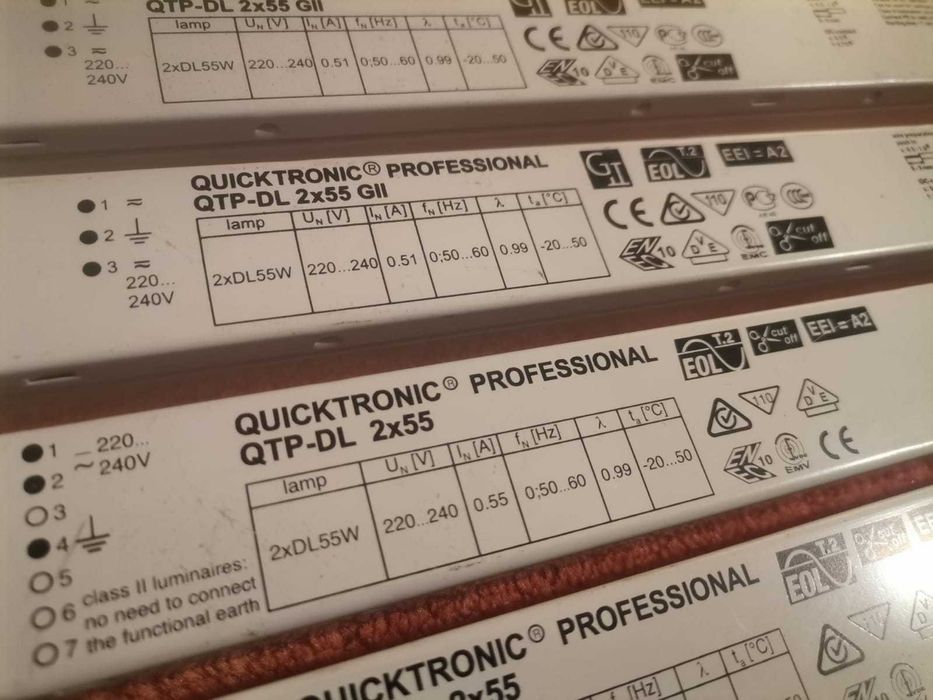 Balastro Osram QTP-DL 2x55 GII