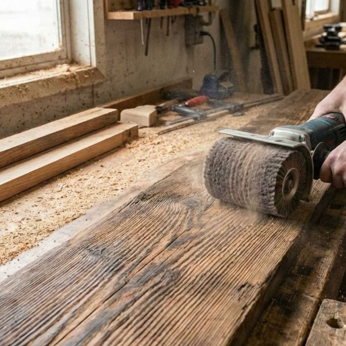 Postarzanie Drewna i Szczotkowanie Legnica | Deski, Podłogi, Sztachety