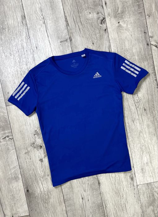 Adidas climacool футболка М размер беговая синяя