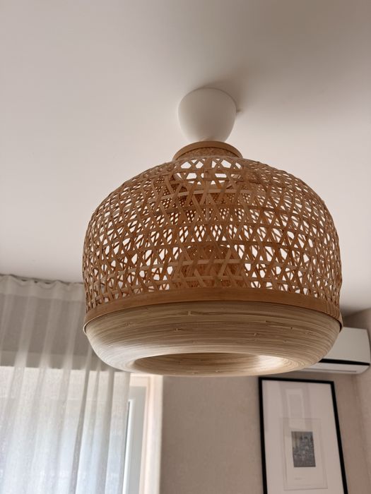 Candeeiro rattan