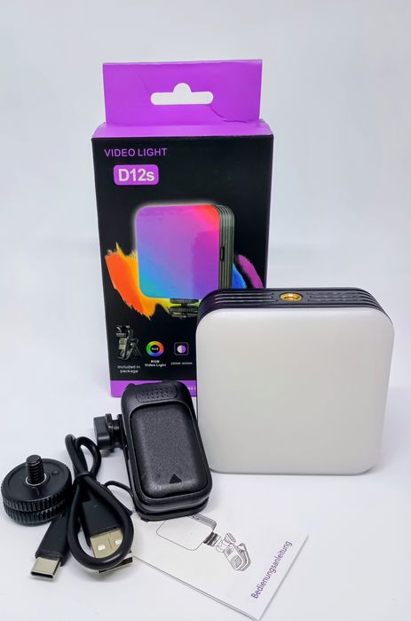 Lampa LED oświetlenie selfie studio zdjęcia film  shorty