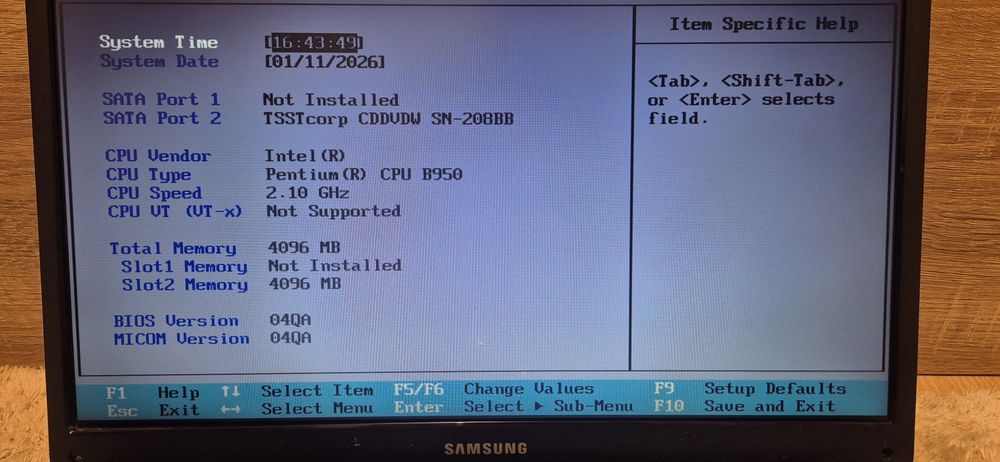 Laptop Samsung NP300E5A